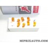 Lot 8 ampoules bulbe clignotant Motrio Renault Dacia original OEM WY5W