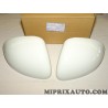 Paire coques calotte retroviseur blanche Fiat Alfa Romeo Lancia original OEM 50903554