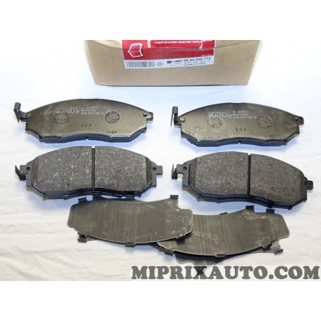 Jeux 4 plaquettes de frein avant Motrio Nissan Infiniti original OEM 8660000772 pour nissan 350Z murano infiniti M35 M45 Q45 