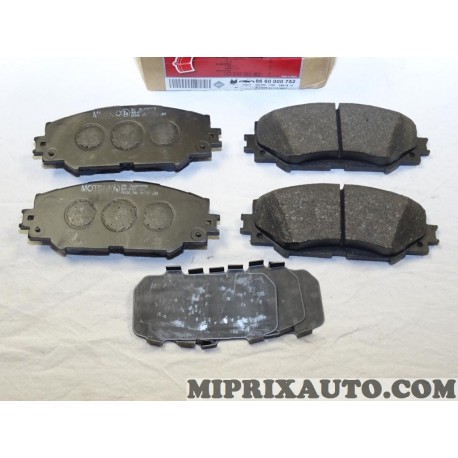 Jeux 4 plaquettes de frein Motrio Toyota Lexus original OEM 8660000752 pour toyota auris subaru trezia 