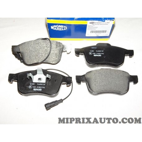 Jeux 4 plaquettes de frein Magneti marelli Fiat Alfa Romeo Lancia original OEM 71772218