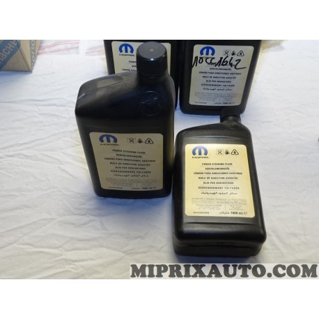 Bidon 1L 1 litre huile de direction assistée DA Mopar Jeep Dodge Chrysler original OEM 05103524EB 