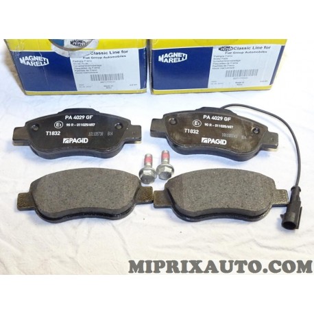 Jeux 4 plaquettes de frein montage bendix Magneti marelli Fiat Alfa Romeo Lancia original OEM 71773151 