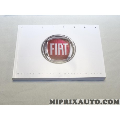Livre documentation manuel entretien et maintenance en espagnol Fiat Alfa Romeo Lancia original OEM 60391654 pour fiat 500X 