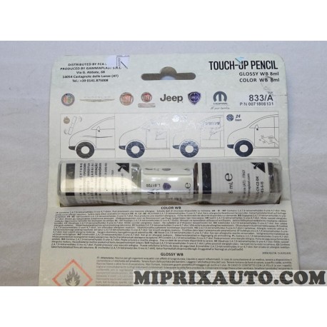 Stylo retouche peinture 833/A PKG 10/2018 Fiat Alfa Romeo Lancia original OEM 71808131 