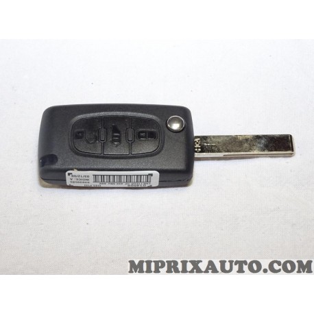 Clé brut telecommande 3 boutons 433MHZ Fiat Alfa Romeo Lancia original OEM 9467173980 pour fiat scudo 2 II de 2007 à 2016 