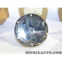 Volet trappe à carburant chrome (modèle expo) Mopar Jeep Dodge Chrysler original OEM 82210608 pour jeep wrangler de 2007 à 2014 