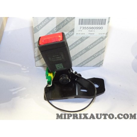 Bloc attache ceinture de sécurité Fiat Lancia Alfa Romeo original OEM 735598099 