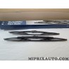 Paire balais essuie glace avec spoiler Opel Chevrolet original OEM 93195942 6272540