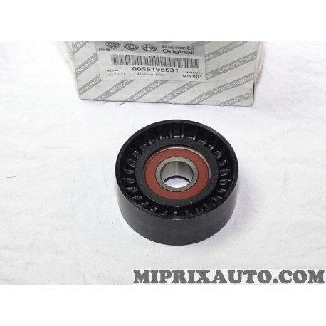 Galet enrouleur courroie Fiat Alfa Romeo Lancia original OEM 55195531 