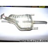 Silencieux echappement arriere Opel Chevrolet original OEM 13178906 585289