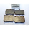 Jeux 4 plaquettes de frein Mitsubishi original OEM MN102626