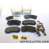Jeux 4 plaquettes de frein Subaru original OEM 26296FA041