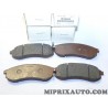 Jeux 4 plaquettes de frein Mitsubishi original OEM MN102622