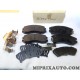 Jeux 4 plaquettes de frein Subaru original OEM 26296FA001* (manque 2 plaques metal voir photo)