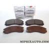 Jeux 4 plaquettes de frein Mitsubishi original OEM MN102611