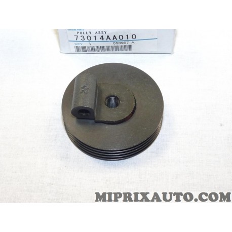Galet enrouleur courroie accessoire Subaru original OEM 73014AA010 