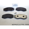 Jeux 4 plaquettes de frein Mitsubishi original OEM MZ690338