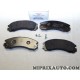 Jeux 4 plaquettes de frein Mitsubishi original OEM MZ690349