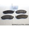 Jeux 4 plaquettes de frein Mitsubishi original OEM MN102617