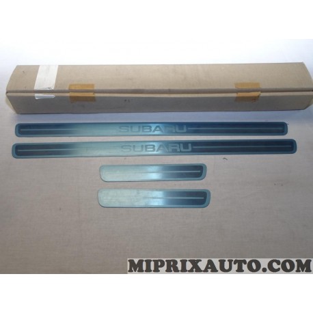 Ensemble 4 revetements seuil de porte Subaru original OEM E1010FG000 pour subaru impreza de 2008 à 2013 
