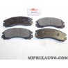 Jeux 4 plaquettes de frein avant Mitsubishi original OEM MR389548
