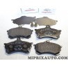 Jeux 4 plaquettes de frein avant Mitsubishi original OEM MR407944