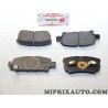 Jeux 4 plaquettes de frein Mitsubishi original OEM MR955068