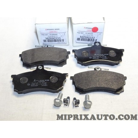 Jeux 4 plaquettes de frein Mitsubishi original OEM MZ690333 