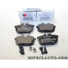 Jeux 4 plaquettes de frein Mitsubishi original OEM MZ690345