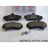 Jeux 4 plaquettes de frein Mitsubishi original OEM MR407946