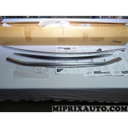 Kit baguettes moulure parechocs avant arriere hayon de coffre ice chrome (sale modele expo rayures) Nissan Infiniti original OEM