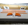 Pack orange city paire calottes coque retroviseur + jeux 4 baguettes moulures porte Nissan Infiniti original OEM KE6001H005OR KE