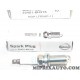 Lot 4 bougies allumage Nissan Infiniti original OEM 224018H315 22401-8H315