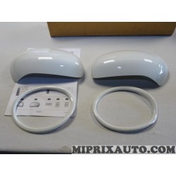 Pack coques calotte retroviseur avec contour phare antibrouillard blanc Nissan Infiniti original OEM KE6001K001WH KE600-1K001-WH