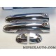 Paire coques recouvrement poignées de porte chrome Nissan Infiniti original OEM KE6051K052 KE605-1K052