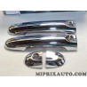 Paire coques recouvrement poignées de porte chrome Nissan Infiniti original OEM KE6051K052 KE605-1K052