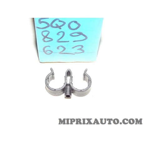 Agrafe fixation durite tuyau carburant Volkswagen Audi Skoda Seat original OEM 5Q0829623