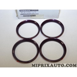 Kit cerclages contour prune bouche ventilation tableau de bord Nissan Infiniti original OEM KE6003V100BP KE600-3V100-BP pour nis