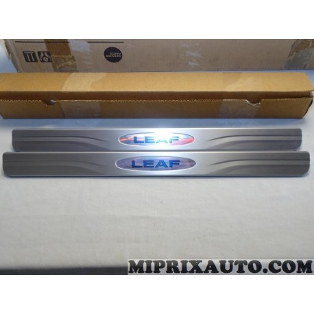 Paire seuils de porte hologramme Nissan Infiniti original OEM 999G68X000 999G6-8X000 pour nissan leaf de 2013 à 2017 
