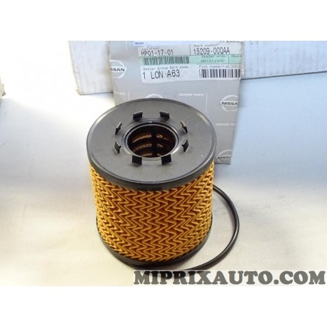 Filtre à huile Nissan Infiniti original OEM 1520900QAA 15209-00QAA 
