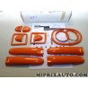 Packs revetements contour habillage interieur poignées de porte orange Nissan Infiniti original OEM KE6003H007OR KE600-3H007-OR 