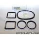 Kit revetements habillage tableau de bord noir metallisé diffuseur air Nissan Infiniti original OEM KE6003H101BK KE600-3H101-BK 