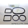Kit revetements habillage tableau de bord noir metallisé diffuseur air Nissan Infiniti original OEM KE6003H101BK KE600-3H101-BK 