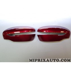 Paire coques calotte de retroviseur rouge OCCASION Nissan Infiniti original OEM KE960BV030XX* KE960-BV030-XX* 