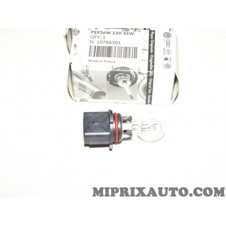 Ampoule PSX26W 12V 26W Volkswagen Audi Skoda Seat original OEM N10786301