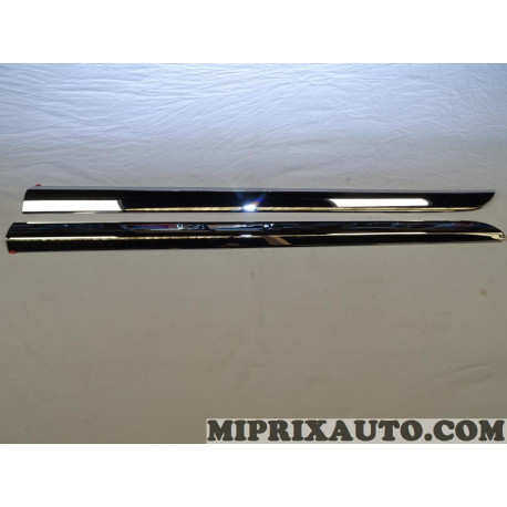 Lot 2 baguettes moulure chrome porte Nissan Infiniti original OEM KE7605S05C KE760-5S05C 