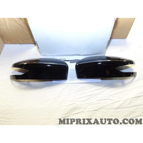 Paire coques calotte noire retroviseur Nissan Infiniti original OEM KE9603Z000CR KE960-3Z000-CR 