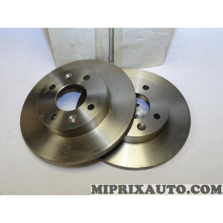 Paire disques de frein plein Eurorepar Citroen Peugeot original OEM E169021 