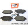 Jeux 4 plaquettes de frein Eurorepar Citroen Peugeot original OEM 1617256480 pour fiat 500 multipla punto stilo lancia musa
